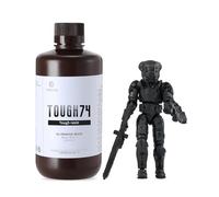 RESIONE Tough74 Résine 3D Ultra-Résistante: Résine Durable Antidérapante Anti-Rupture et Résistante aux Chocs avec Surface Lisse pour Figurines d'Action Longue Durée (Noir 1000g)