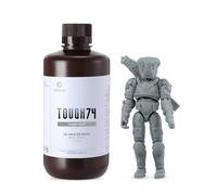 RESIONE Tough74 Résine 3D Ultra-Résistante: Résine Durable Antidérapante Anti-Rupture et Résistante aux Chocs avec Surface Lisse pour Figurines d'Action Longue Durée (Gris 1000g)