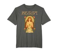 Resist Art Nouveau Mucha Anti Trump Femmes Féministe T-Shirt
