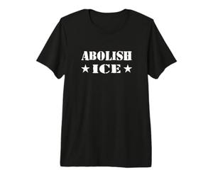Resist Deportation Support Immigrants & Refugees Abolish Ice T-Shirt Haut de Gamme