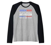 Resist Fascism Fight If You aren't Anti-Fascism What are You Manche Raglan