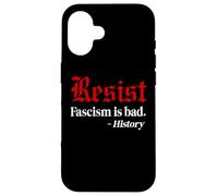 Resist Fascism is Bad No Kings America Protest Anti Fascism Coque pour iPhone 16