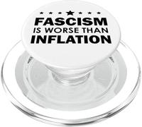 Resist Fascism is Worse Than Inflation No Kings Anti-Fascism PopSockets PopGrip pour MagSafe