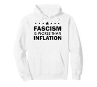Resist Fascism is Worse Than Inflation No Kings Anti-Fascism Sweat à Capuche