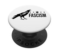 Resist Fascism Sign F Caw F Oligarchy No Kings Pro Democracy PopSockets PopGrip Adhésif