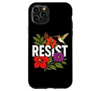 RESIST Floral Political Protest Feminist Resist Coque pour iPhone 11 Pro