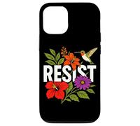RESIST Floral Political Protest Feminist Resist Coque pour iPhone 12/12 Pro