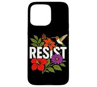 RESIST Floral Political Protest Feminist Resist Coque pour iPhone 15 Pro Max