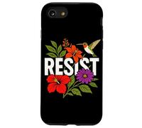 RESIST Floral Political Protest Feminist Resist Coque pour iPhone SE (2020) / 7 / 8