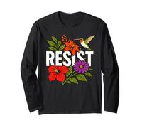 RESIST Floral Political Protest Feminist Resist Manche Longue