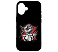 Resist Much Obey Little - Une déclaration de solidarité Coque pour iPhone 16