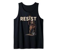 Resist Ours Pelle Activisme Politique Débardeur
