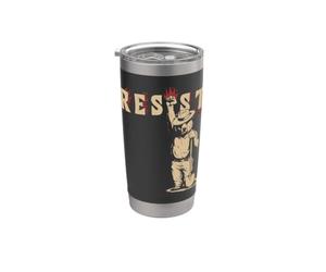 Resist Ourson Avec Pelle Pour L'Écologie Gobelet isotherme en acier inoxydable double paroi