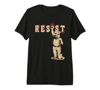 Resist Ourson avec Pelle pour L'Écologie T-Shirt Haut de Gamme