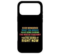 Resist Prevent Fascism Anti-Fascism Retro Quote Coque pour iPhone 17 Pro Max