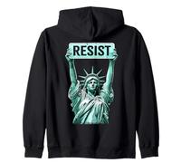 Resist Statue de la Liberté | Amoureux de l'égalité et de la liberté Sweat à Capuche