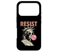 Resist Statue Liberty Bubblegum Equality Retro Edgy Protest Coque pour iPhone 17 Pro