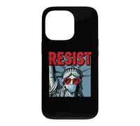 Resist Statue Liberty Bubblegum Protest Equality Coque pour iPhone 13 Pro