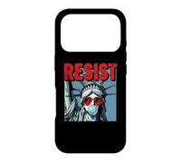 Resist Statue Liberty Bubblegum Protest Equality Coque pour iPhone 17 Pro
