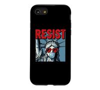 Resist Statue Liberty Bubblegum Protest Equality Coque pour iPhone SE (2020) / 7/8