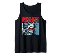 Resist Statue Liberty Bubblegum Protest Equality Débardeur