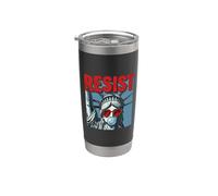 Resist Statue Liberty Bubblegum Protest Equality Gobelet isotherme en acier inoxydable double paroi