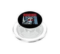 Resist Statue Liberty Bubblegum Protest Equality PopSockets PopGrip pour MagSafe