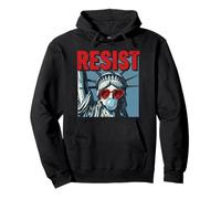 Resist Statue Liberty Bubblegum Protest Equality Sweat à Capuche