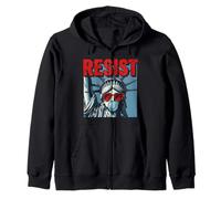 Resist Statue Liberty Bubblegum Protest Equality Sweat à Capuche