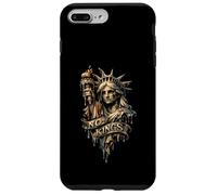 Resist Statue Liberty Cat Equality Retro Edgy Subtle Protest Coque pour iPhone 7 Plus/8 Plus