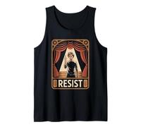 Resist Tshirt Nouveau Mucha Anti-Trump Femmes Féministes Débardeur