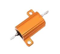 Résistance à enveloppe en aluminium plaquée or Résistance bobinée en aluminium, boîtier métallique, 10W, 22 25R 27R 30R 33R 36R 47R 50R 60R 100R 120R 130R 150R 180R 200R ohm(20R)