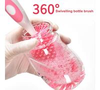Résistance À La Température Non Toxique Brosse De Lavage Ménager? Biberon Tube De Dentition? Multifonction Nettoyage De Gobelets Pour Bébé