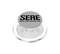 Résistance à l'évasion et entraînement Militaire à l'évasion PopSockets PopGrip pour MagSafe