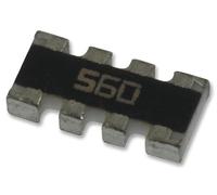 Résistance, Array-4, 100 Ohm, 1%, SMD, résistances réseau fixes, Qté.10 | CAY16-1000F4LF