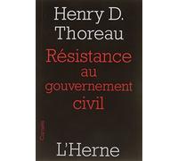 Résistance au gouvernement civil