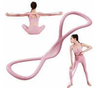 Resistance Band,Exercise Bands for Women Men,Resistance Rubber Band for Arms,Back,Shoulder Stretch with Handles,for Strength Training,Yoga,Pilates,Gift for Sports Lover/Beginner (Pink)