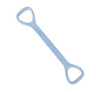 Resistance Band - Figure 8 Silicone Exercise Straps with Handles, Work Out Resistance Bands with Durable Non-Slip Design, Fitness Training Tool, Yoga Pilates Equipment for Upper Body Lower Body