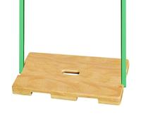 Resistance Band Foot Plate - Wooden Exercise Resistance Band Step Board | Adjustable Core Strength Equipment | Fitness Training Accessory | for Home Gym Men Women Pilates Runners Athletes Flexibility