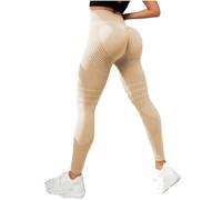 Resistance Band Leggings, Anti Cellulite Leggings for Women Suitable for Both Sports and Leisure (Skin Colour,TTG)