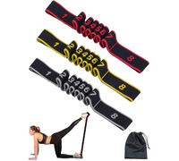 Resistance Band Set Of 3 Resistance Bands With Door Anchor For Pilates Training,Yoga,Stretching,Physical Rehabilitation And Elastic Bodybuilding Traction""},""Additionalweblabs"".[P8]