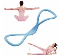 Resistance Bands,Exercise Bands for Women Men,Resistance Rubber Band with Handles,Elastic Pull Band,Not Break,Elastic Rope for Working Out,Full Body Training,Arm,Chest,Shoulder,Yoga (Blue-25 LB)