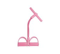 Resistance Bands Exercise - Elastic 4 Tube, Portable Pedal Stretching Puller, Ajustable Non Slip | Strength Training Muscle Toning Yoga, Sports For Home Gym Travel Outdoors Indoors