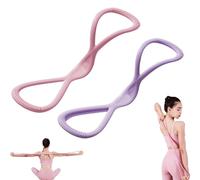 Resistance Bands, Figure 8 Exercise Bands for Women Men, 8 Shaped Resistance Rubber Band for Arms, Exercise Bands (2 Pcs c)