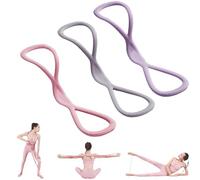 Resistance Bands, Figure 8 Exercise Bands for Women Men, Durable Pulling Rope with Handles for Home Workout, Yoga, Gym, Strength Training (J-3pcs)