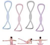 Resistance Bands, Figure 8 Exercise Bands for Women Men, Figure 8 Resistance Band with Handles, for Arms, Back, Shoulders, Legs and HIPS Working Out(Mix,35 pounds)