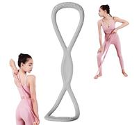 Resistance Bands, Figure 8 Exercise Bands for Women Men, Figure 8 Resistance Band with Handles, for Arms, Back, Shoulders, Legs and HIPS Working Out(Ash,15 pounds)