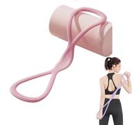 Resistance Bands, Figure 8 Exercise Bands, for Women Men, Resistance Bandss for Glutes,Back,Fullbody Yoga Pulling Rope,Not Break,Portable (Pink,15 LB)