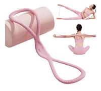 Resistance Bands, Figure 8 Exercise Bands for Women Men, with Handles, Arm Back Elastic Rope, 15/25/35lb Shoulder Opening Beauty Back Elastic Band, High Elasticity Silicone (Pink,15lb)
