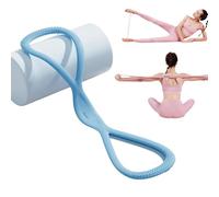 Resistance Bands, Figure 8 Exercise Bands for Women Men, with Handles, Arm Back Elastic Rope, 15/25/35lb Shoulder Opening Beauty Back Elastic Band, High Elasticity Silicone (Blue,25lb)